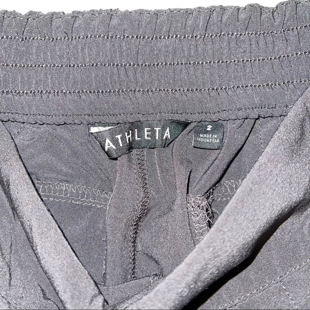 Athleta Chelsea Cargo Black Olive Green Size 2 - Picture 7 of 7